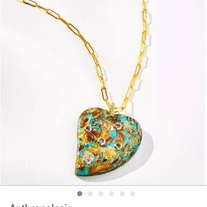 Anthropologie Heart necklace